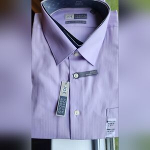 NEW PRICE, NWT: Lilac Long Sleeve Dress Shirt 18 34/35 Slim Fit